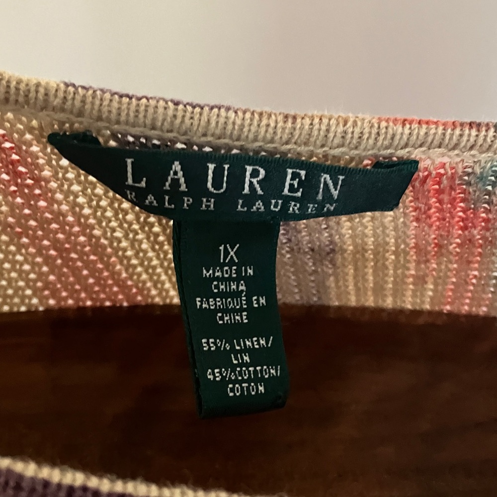 Ralph Lauren Multicolor Ikat Blouse - Picture 2 of 2
